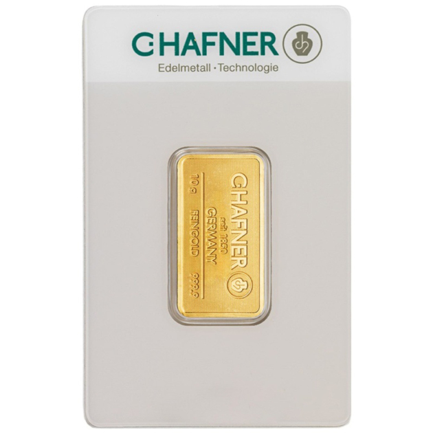 Штампований злиток C. Hafner 10 г