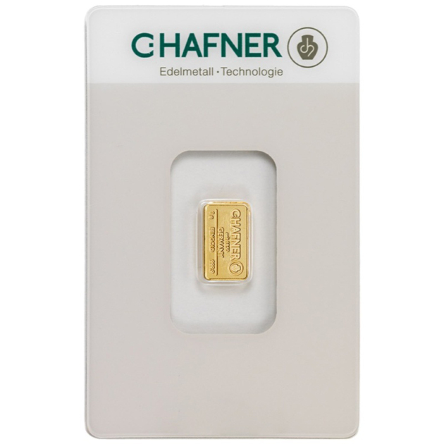 Штампований злиток C. Hafner 1 г