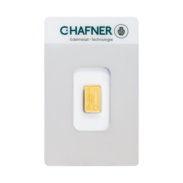 Штампований злиток C. Hafner 2 г